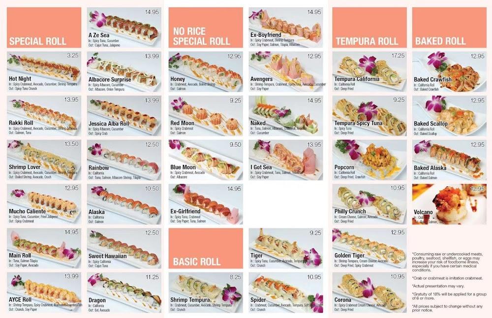 Rakki Sushi Menu image 4